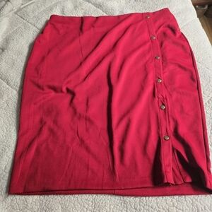 BOLD elements Vibrant Red Skirt